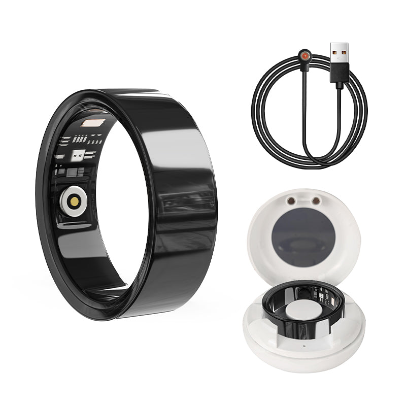 BKWAT BKC1 Ceramic Smart Ring with NFC, Health & Sleep Tracking