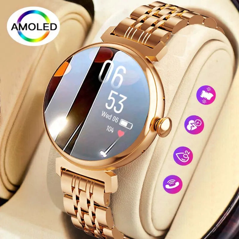 ChiBear AMOLED Fashion Smart Watch 1.04in Bluetooth Call Metal Body