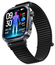 BKWAT ET573 1.95-inch AMOLED Smartwatch with Bluetooth Calling