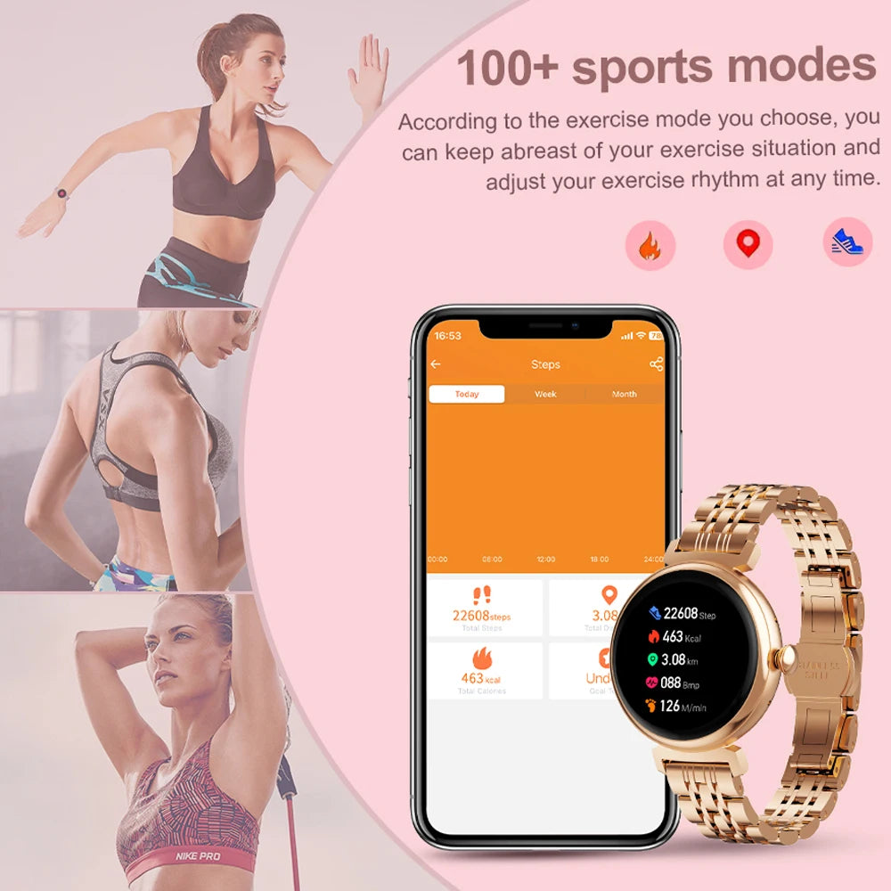 ChiBear AMOLED Fashion Smart Watch 1.04in Bluetooth Call Metal Body