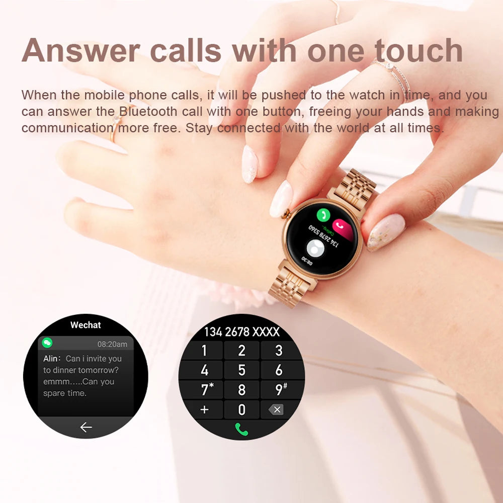 ChiBear AMOLED Fashion Smart Watch 1.04in Bluetooth Call Metal Body