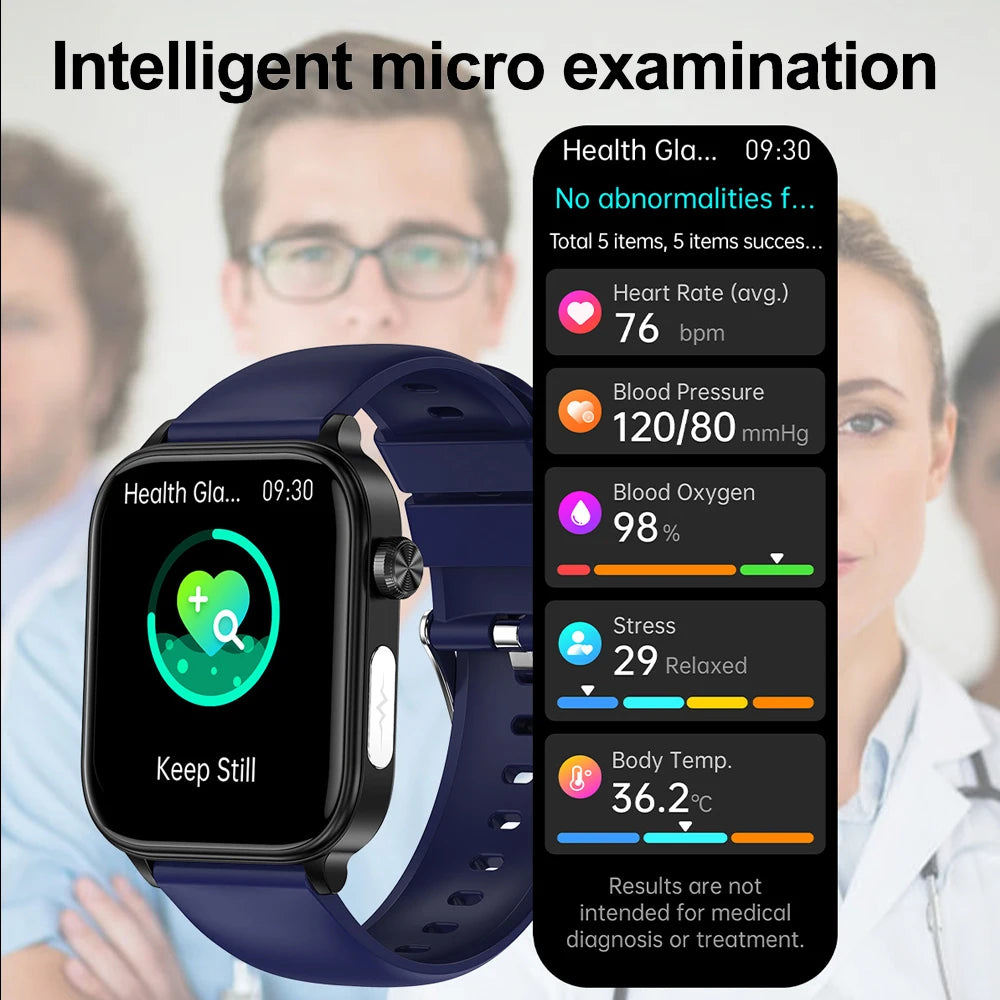 2026 New Smart Bracelet Fitness Tracker IP68 Waterproof Heart Rate Monitor