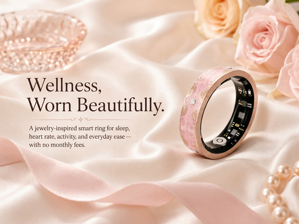 BKWAT BKD2 Jewelry-Inspired Smart Ring for Women with Health & Sleep Tracking