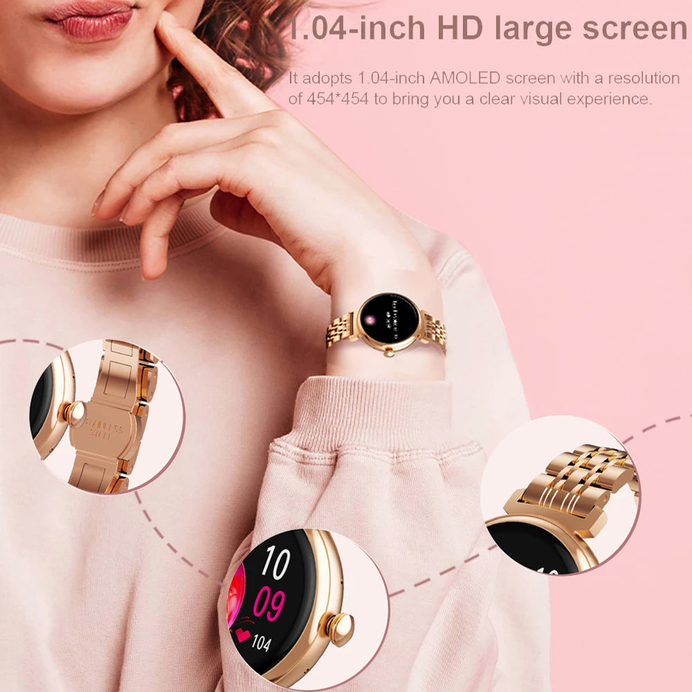ChiBear AMOLED Fashion Smart Watch 1.04in Bluetooth Call Metal Body
