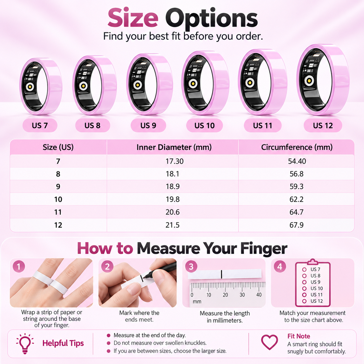 BKWAT BKC1 Ceramic Smart Ring with NFC, Health & Sleep Tracking