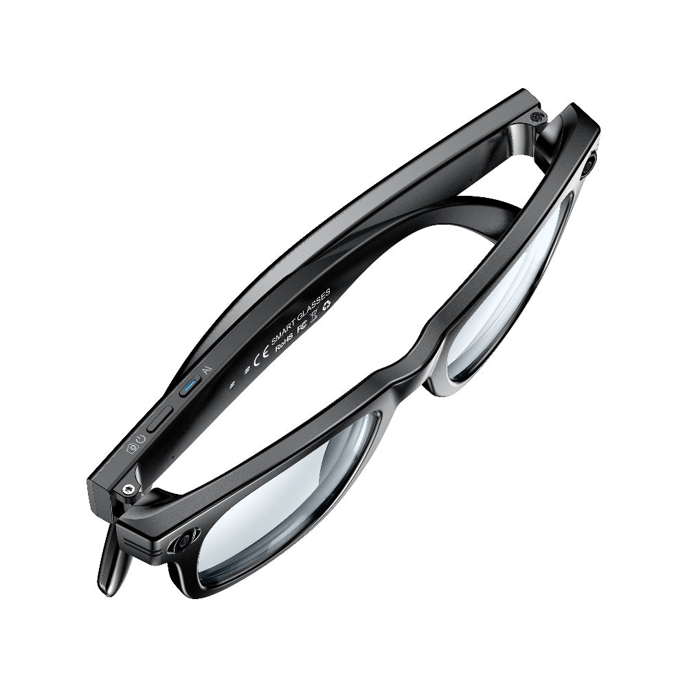 2025 Latest technology 2.0 Version AI Smart Glasses with Camera and Bluetooth ENC Noise Reduction WiFi Image Transmission AI Chatgpt Smart Glasses