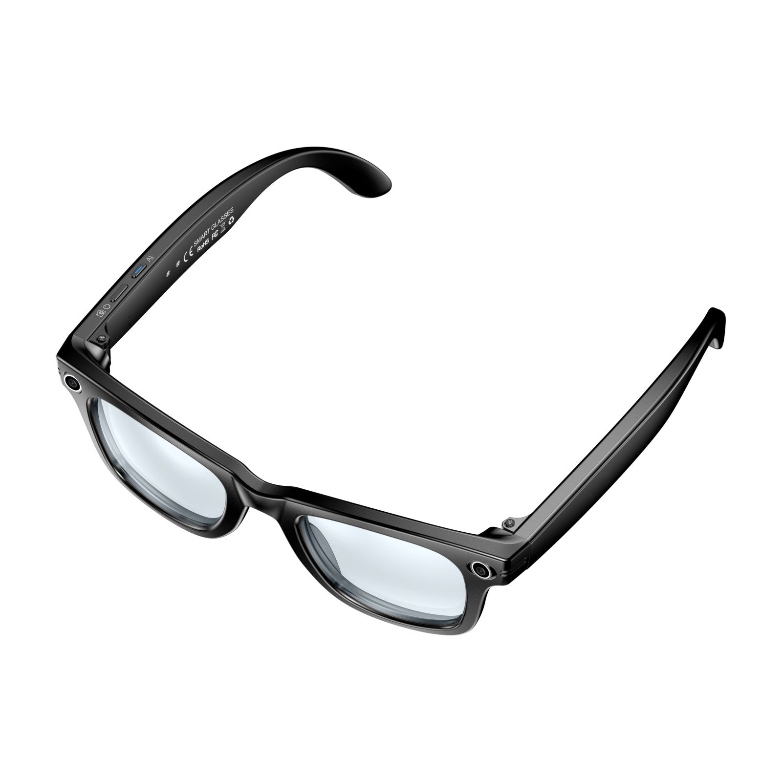 2025 Latest technology 2.0 Version AI Smart Glasses with Camera and Bluetooth ENC Noise Reduction WiFi Image Transmission AI Chatgpt Smart Glasses
