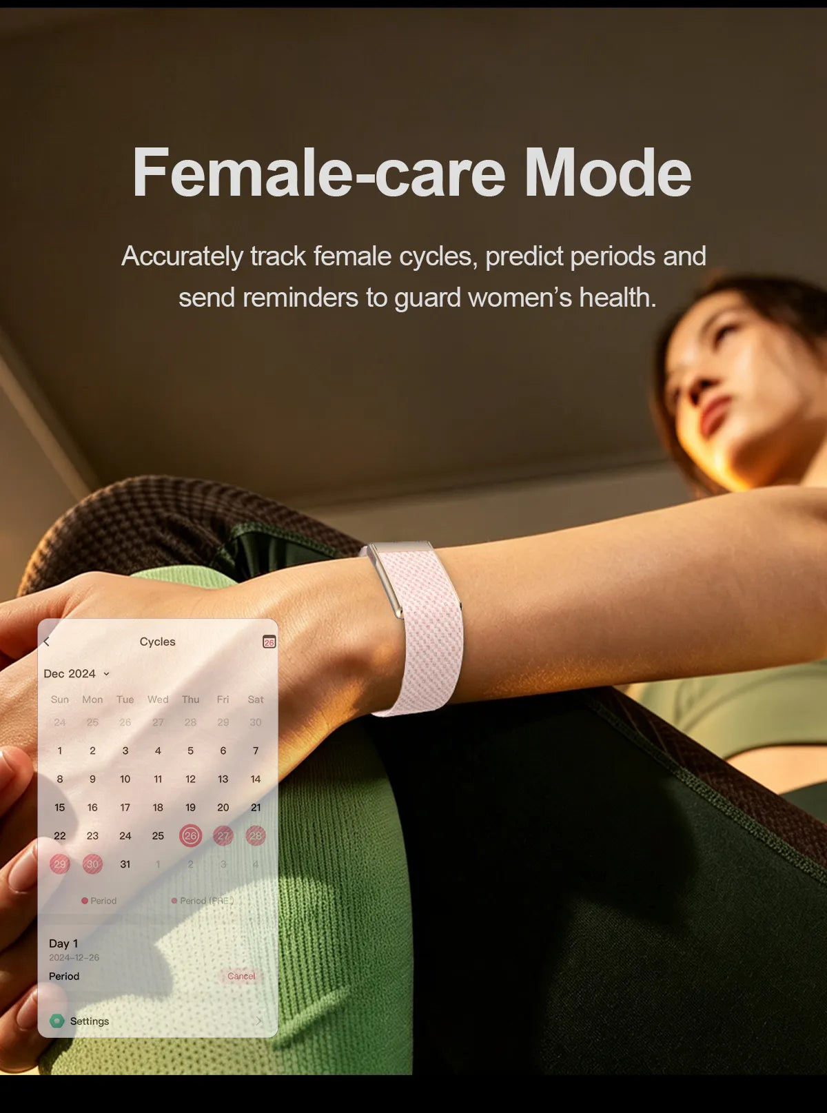 BKWAT E910 ECG Screenless Smart Band with 120+ Sports Modes