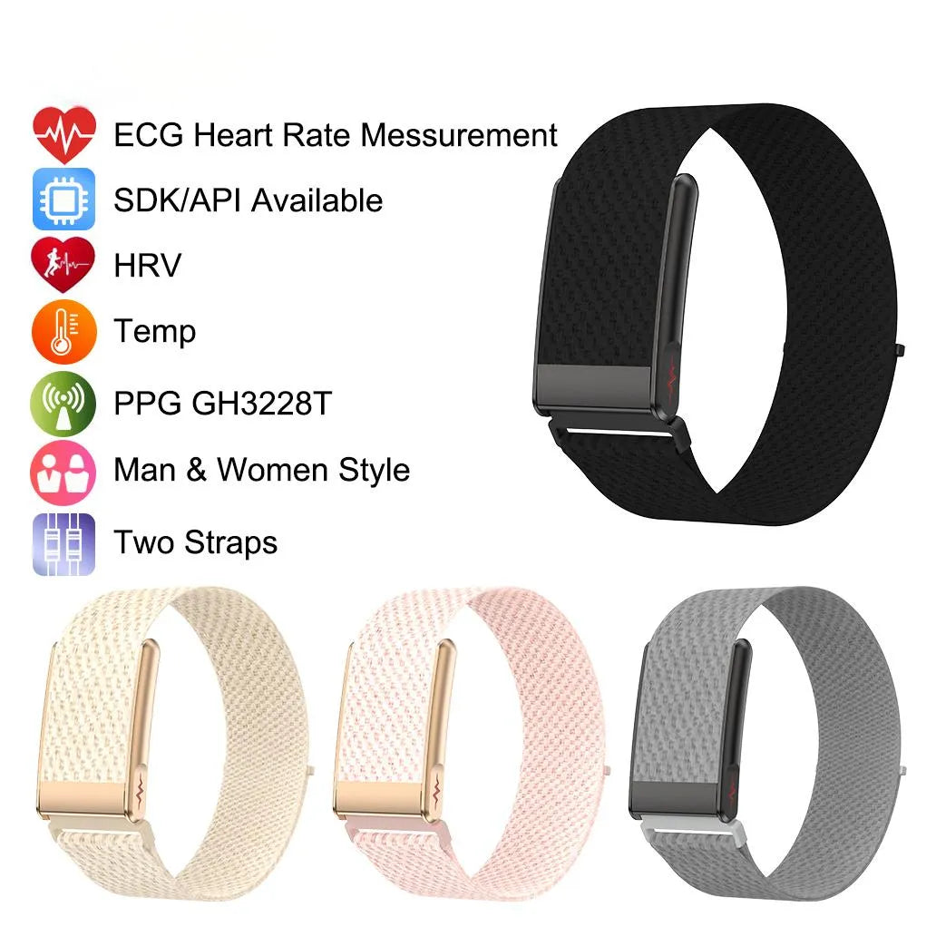 BKWAT E910 ECG Screenless Smart Band with 120+ Sports Modes