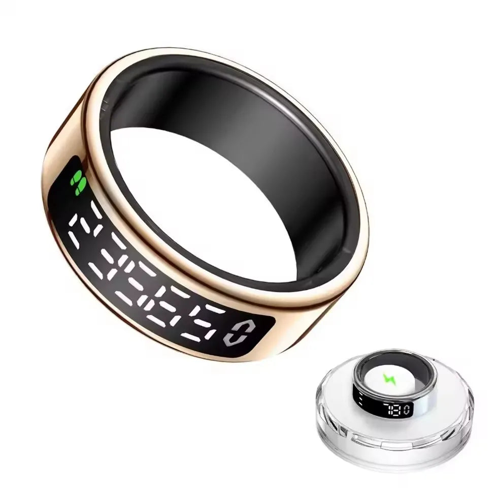 BKWAT SY01 Smart Ring with Dot-Matrix Display & Vibration Alerts