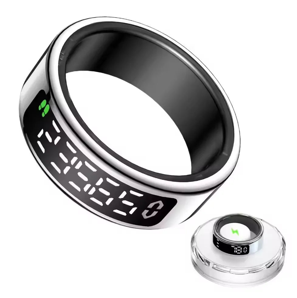 BKWAT SY01 Smart Ring with Dot-Matrix Display & Vibration Alerts