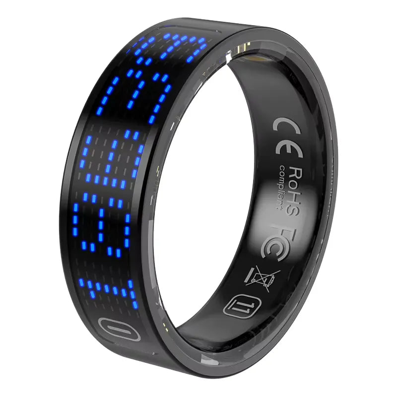 BKWAT K80 Smart Ring with Built-In Display & Gesture Control
