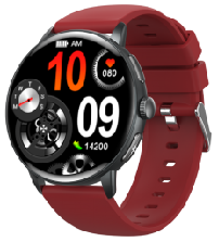 BKWAT ET473 Round AMOLED Smartwatch with Bluetooth Calling
