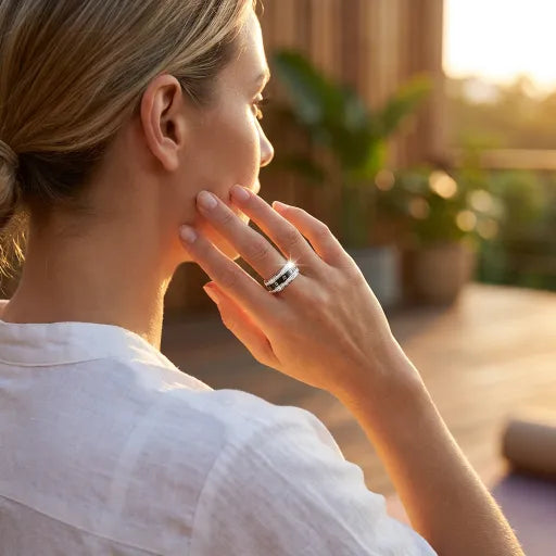 BKWAT VDR- Best Smart Ring Fitness Tracker-Unisex Health Smart Ring without Subscription