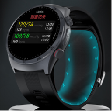 BKWAT S26 Round AMOLED Smartwatch with Bluetooth Calling