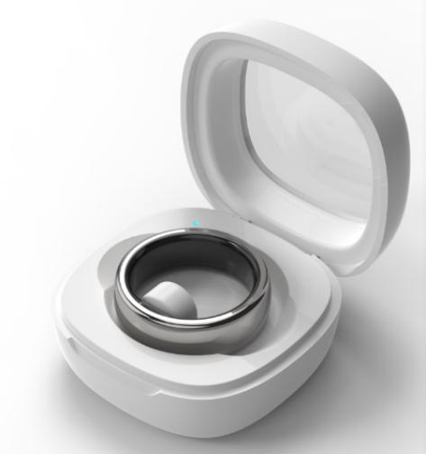 BKWAT R02-3 Ceramic Smart Ring with Sleep, HRV & Temperature Tracking