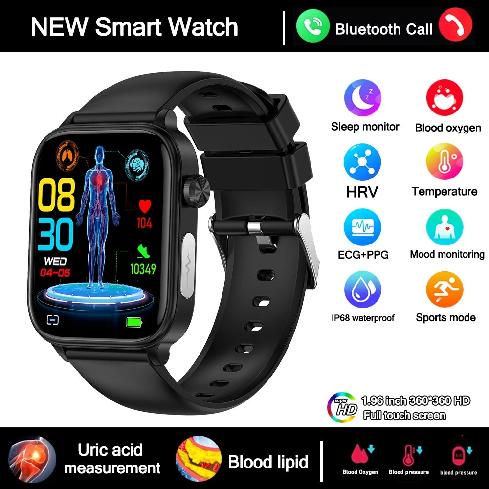 2026 New Smart Bracelet Fitness Tracker IP68 Waterproof Heart Rate Monitor