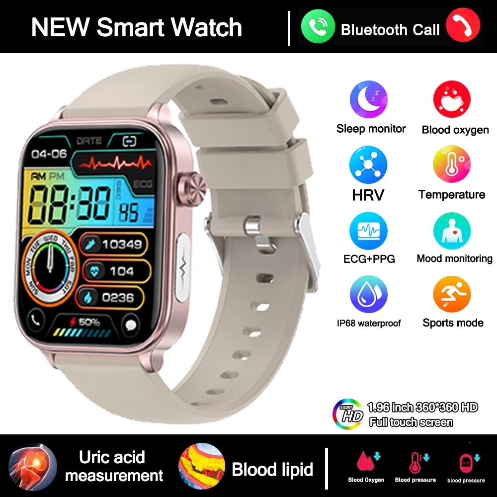 2026 New Smart Bracelet Fitness Tracker IP68 Waterproof Heart Rate Monitor