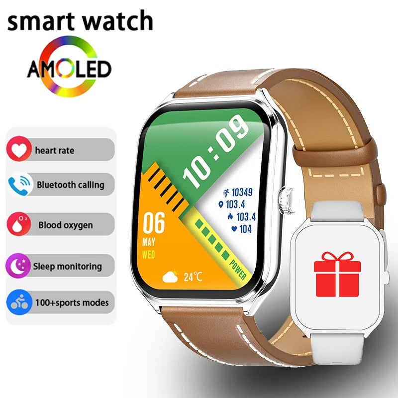 2026 NEW Smart Watch 1.96in AMOLED Display Bluetooth Call