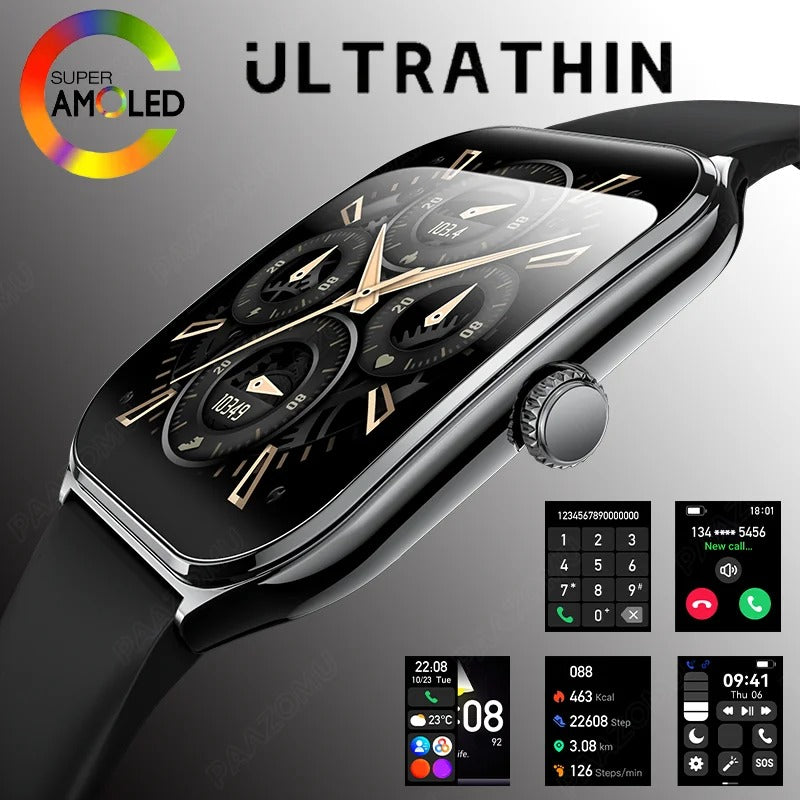 2026 NEW Smart Watch 1.96in AMOLED Display Bluetooth Call