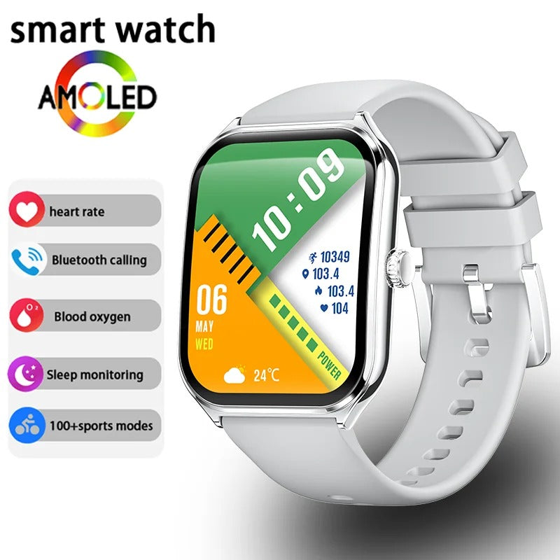 2026 NEW Smart Watch 1.96in AMOLED Display Bluetooth Call