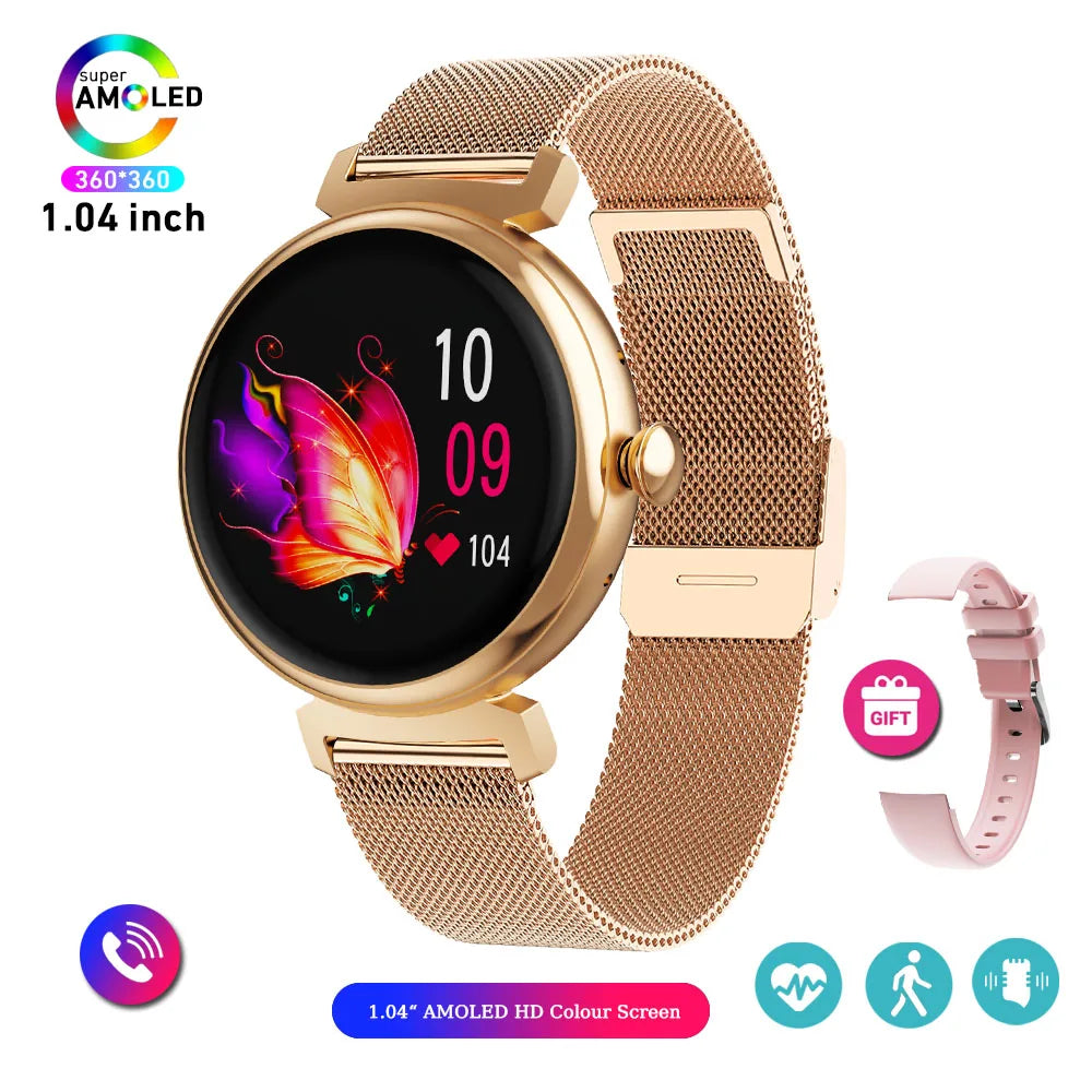 ChiBear AMOLED Fashion Smart Watch 1.04in Bluetooth Call Metal Body