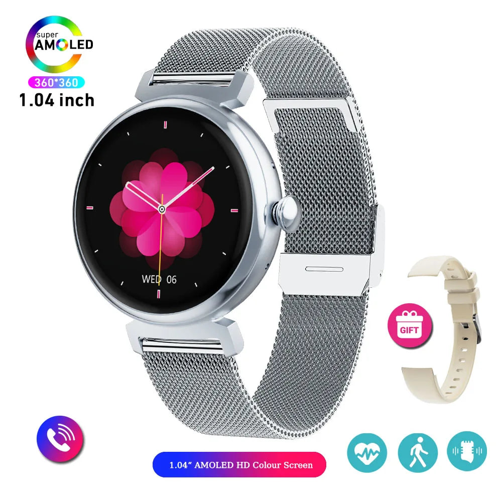 ChiBear AMOLED Fashion Smart Watch 1.04in Bluetooth Call Metal Body