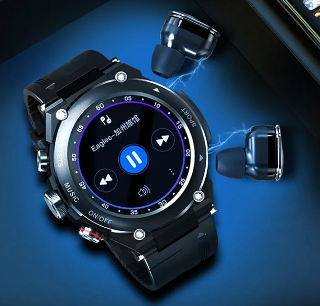 BK92 pro smartwatch with earbunds 2 in 1 BT calling