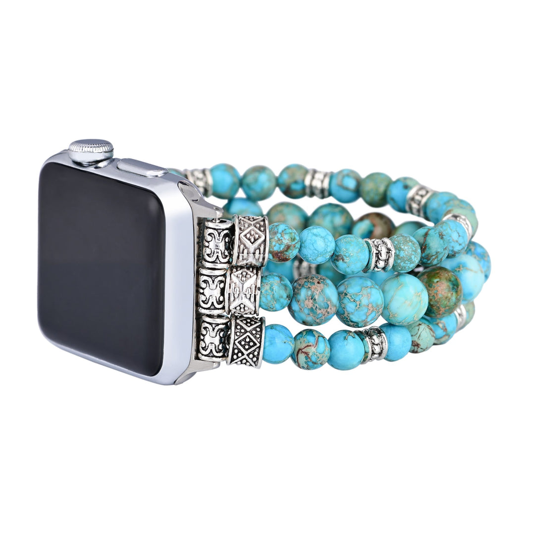 Turquoise beaded Strap for Apple Watch