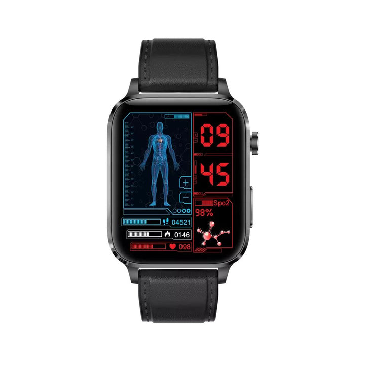 Smart watch with cardiac glucose high end smart health watch and ECG body temperature monitoring